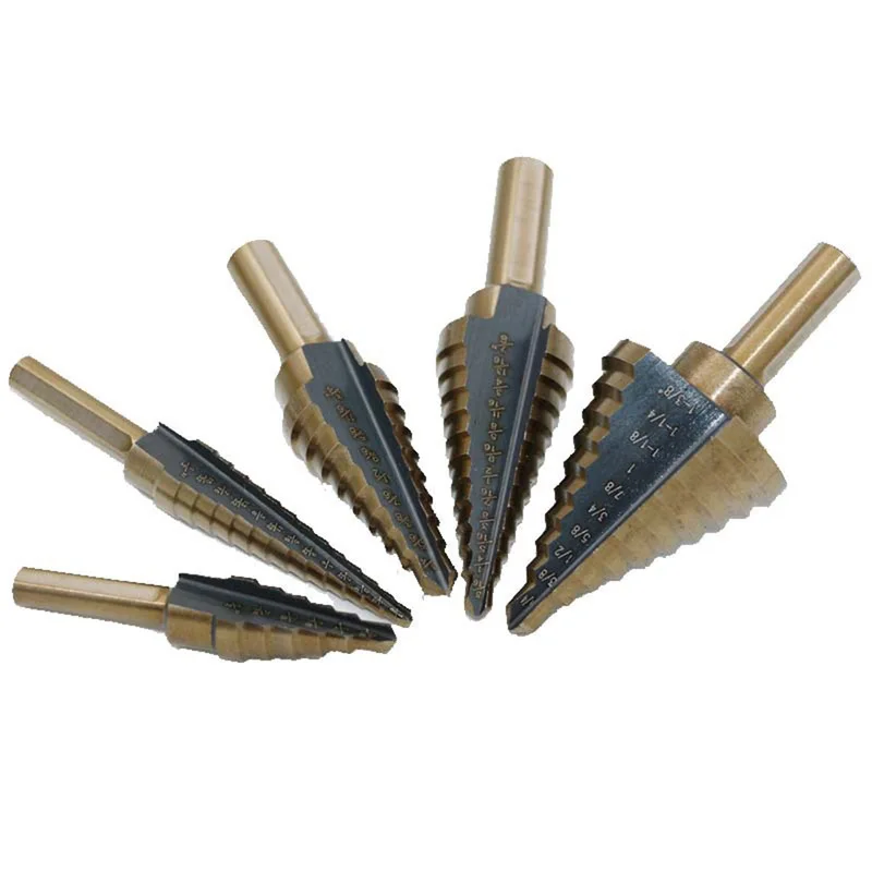 5pcs/set High Speed Steel with Cobalt Step Core Drill Bits HSS Power Tools Auto Wood Metal Drilling + Aluminum Case
5pcs/set High Speed Steel with Cobalt Step Core Drill Bits HSS Power Tools Auto Wood Metal Drilling + Aluminum Case
