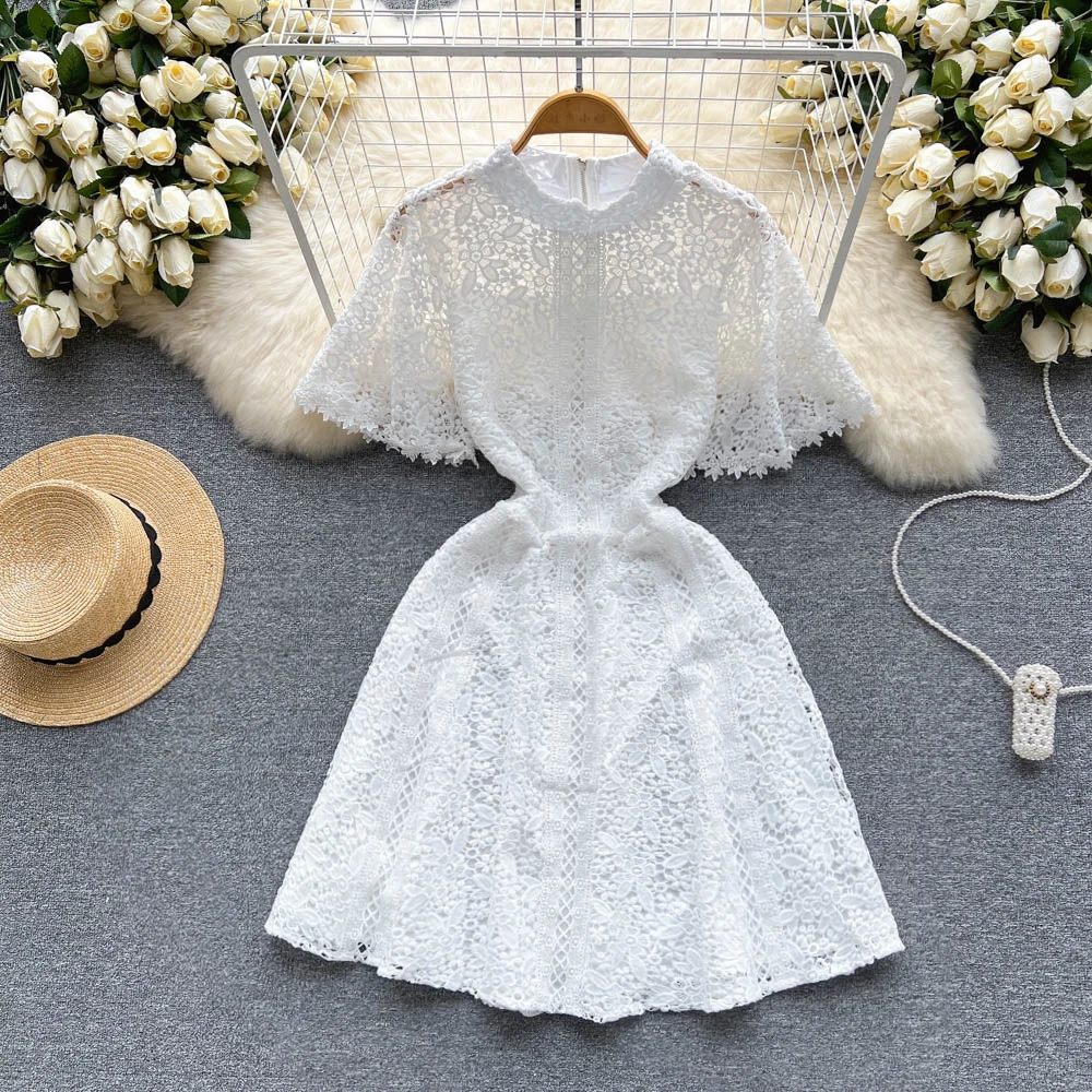 Женское ажурное платье с рукавом «летучая мышь», короткое платье с высокой талией, кружевное клубничное платье на молнии, облегающее платье
Женское ажурное платье с рукавом «летучая мышь», короткое платье с высокой талией, кружевное клубничное платье на молнии, облегающее платье