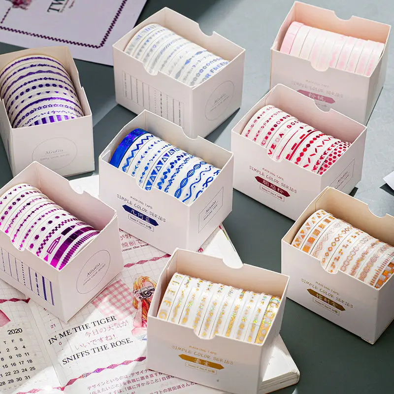 Sharkbang 100pcs with PVC Box Washi Tape Scrapbook DIY Masking Tape Decoration Notebooks Sticker Stationery Set Journal supplies
Sharkbang 100pcs with PVC Box Washi Tape Scrapbook DIY Masking Tape Decoration Notebooks Sticker Stationery Set Journal supplies