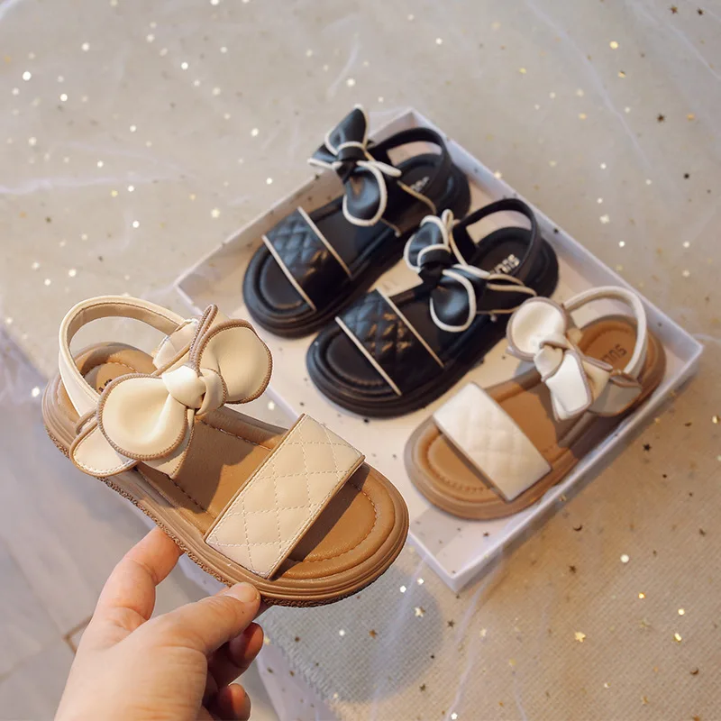 Children Sandals Lightweight Flat Shoes for Girls Summer Sandals Platform Shoes with Bowknot Plaid Open Toe Girl Shoes G03163
Children Sandals Lightweight Flat Shoes for Girls Summer Sandals Platform Shoes with Bowknot Plaid Open Toe Girl Shoes G03163
