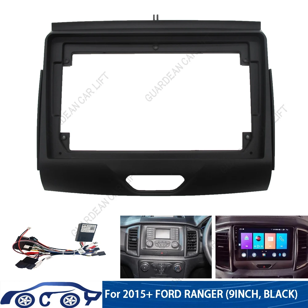 For Ford Ranger 2015+ 2Din Car Radio Fascia DVD Stereo Frame Plate Adapter Mounting Dash Installation Bezel MP5 Panel Trim Kit 
For Ford Ranger 2015+ 2Din Car Radio Fascia DVD Stereo Frame Plate Adapter Mounting Dash Installation Bezel MP5 Panel Trim Kit