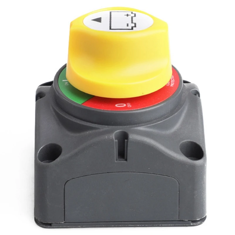 Battery Disconnect Switch 12V-48V 275 Amps Battery Isolator Power Cut Off Master Switch for RV, Marine, Boat, (On/Off)
Battery Disconnect Switch 12V-48V 275 Amps Battery Isolator Power Cut Off Master Switch for RV, Marine, Boat, (On/Off)