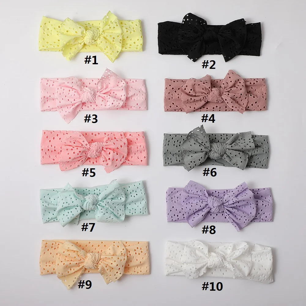 10Pcs/Lot,Boutique Lace Embroidery Bow Baby Headband Girls Bowknot Kid Embroider Elastic Head wraps Newborn headwear Infant Bulk
10Pcs/Lot,Boutique Lace Embroidery Bow Baby Headband Girls Bowknot Kid Embroider Elastic Head wraps Newborn headwear Infant Bulk