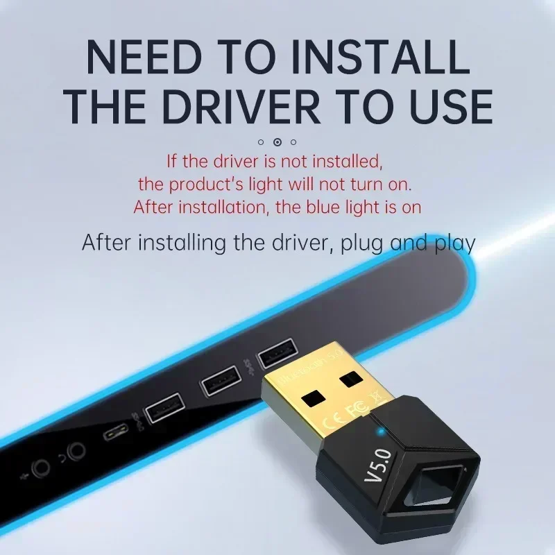 USB-ключ Bluetooth 5 0 адаптер-приемник беспроводной музыка с низкой задержкой Mini Bl aandoth