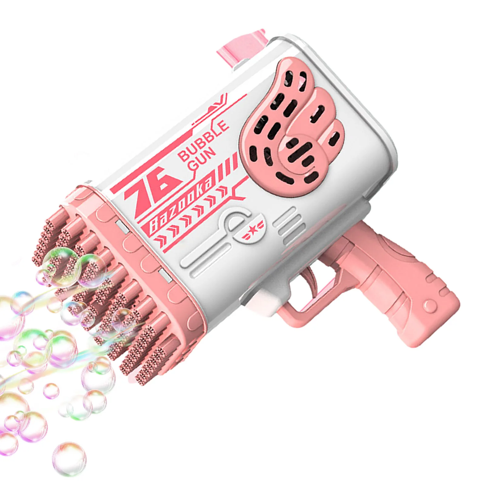 76 Hole Bubble Blaster Toy Automatic Bubbles Machine Portable Bubble Toy Leak-proof LED Bubble Blaster Toys For Kids Toddler 1-3 
76 Hole Bubble Blaster Toy Automatic Bubbles Machine Portable Bubble Toy Leak-proof LED Bubble Blaster Toys For Kids Toddler 1-3