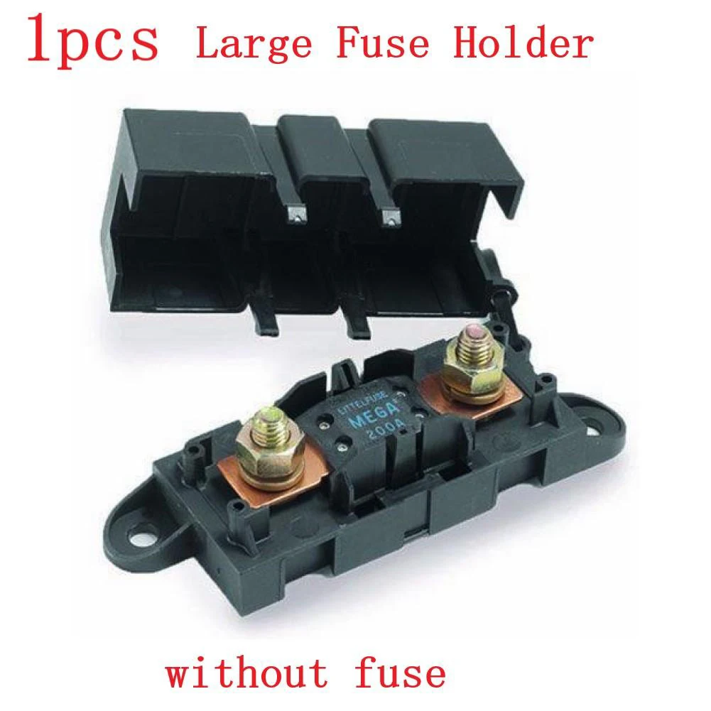 1set Duty Mega Auto Fuse Holder 12/24V 60-500 Amp For Car Boat Marine Bolt-on Blade Fuse Holder Flat Type Fuse
1set Duty Mega Auto Fuse Holder 12/24V 60-500 Amp For Car Boat Marine Bolt-on Blade Fuse Holder Flat Type Fuse