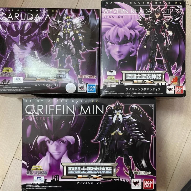 

Bandai Original Saint Seiya Figure Aquarius Saint Cloth Myth Ex Soul Limited Underworld Fighter Model Collection Ornaments Toys