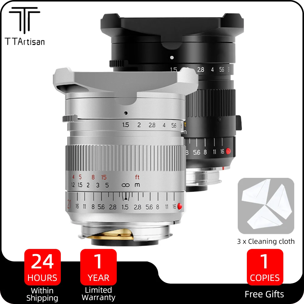 TTArtisan 21mm F1.5 M Full Fame Lens for Leica M-mount Camers Manual Focus Lenses for M10M M10P M240 M9 M8 M7 M5 M4 M3 M2 M262
TTArtisan 21mm F1.5 M Full Fame Lens for Leica M-mount Camers Manual Focus Lenses for M10M M10P M240 M9 M8 M7 M5 M4 M3 M2 M262