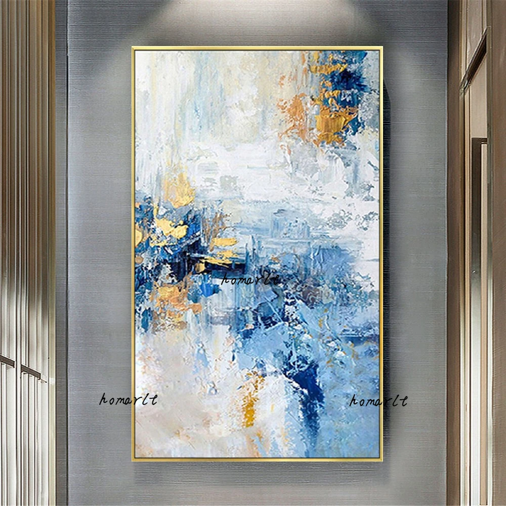 Abstract White Blue Paintings Wall Pictures Modern Canvas Painting Handmade Wall Art For Living Room Bedroom Nordic Landscape
Abstract White Blue Paintings Wall Pictures Modern Canvas Painting Handmade Wall Art For Living Room Bedroom Nordic Landscape