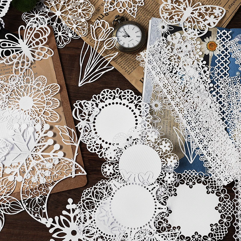 10pcs/pack Ins Style Laser Lace Paper for Junk Journal Aesth Creative Stationery DIY Scrapbooking Decorative Art Paper
10pcs/pack Ins Style Laser Lace Paper for Junk Journal Aesth Creative Stationery DIY Scrapbooking Decorative Art Paper