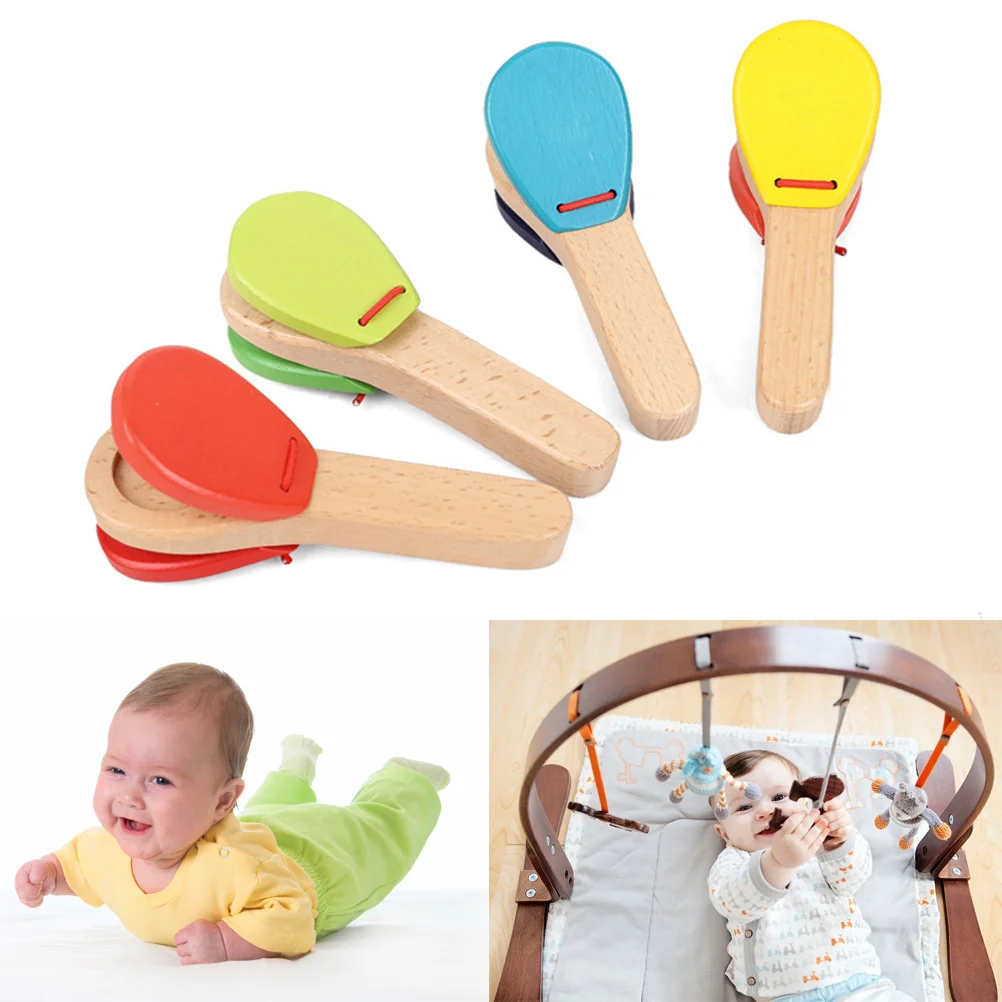 Basic Beat Castanet Clapper Musical Educational Finger Castanet Children Percussion Instrument for Kids
Basic Beat Castanet Clapper Musical Educational Finger Castanet Children Percussion Instrument for Kids