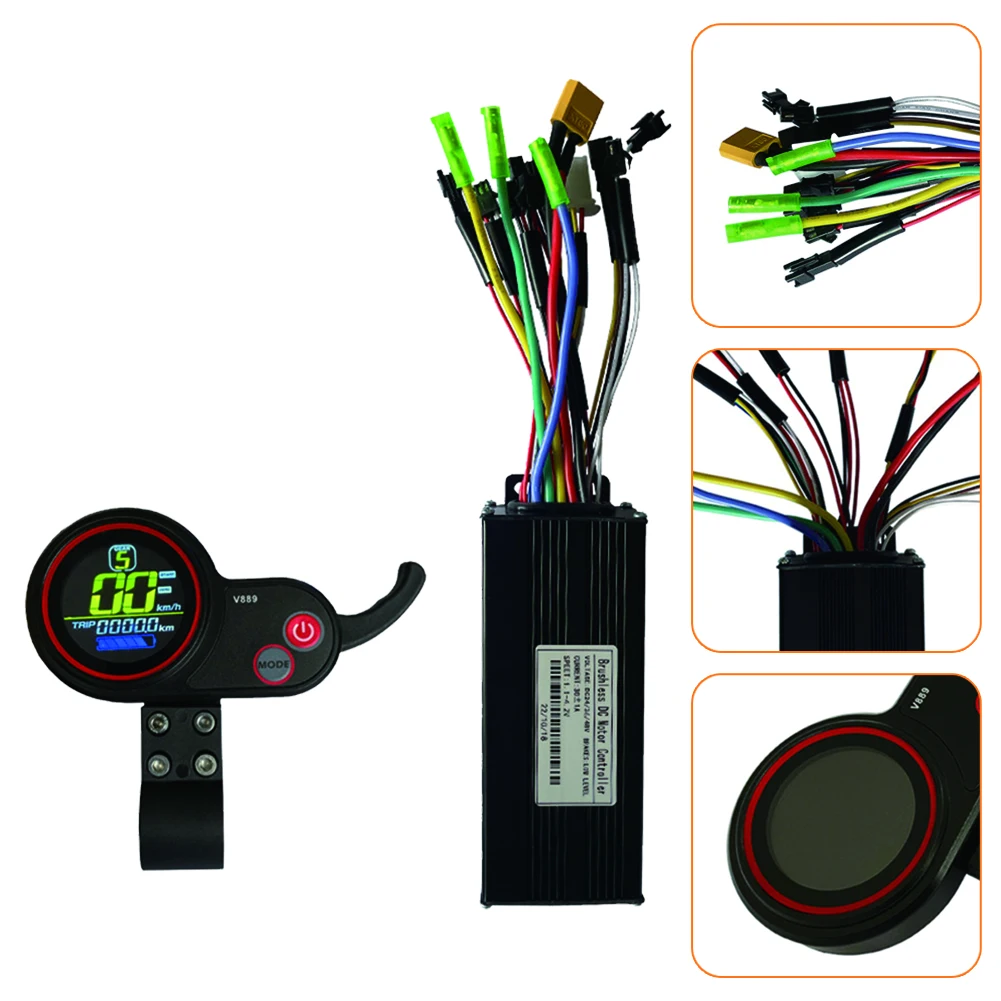 36-48V 30A 750/1000W Sine Wave Controller+Display 6 Pins Controller Set For E-Bike Electric Scooter Ebike Replacement Parts
36-48V 30A 750/1000W Sine Wave Controller+Display 6 Pins Controller Set For E-Bike Electric Scooter Ebike Replacement Parts