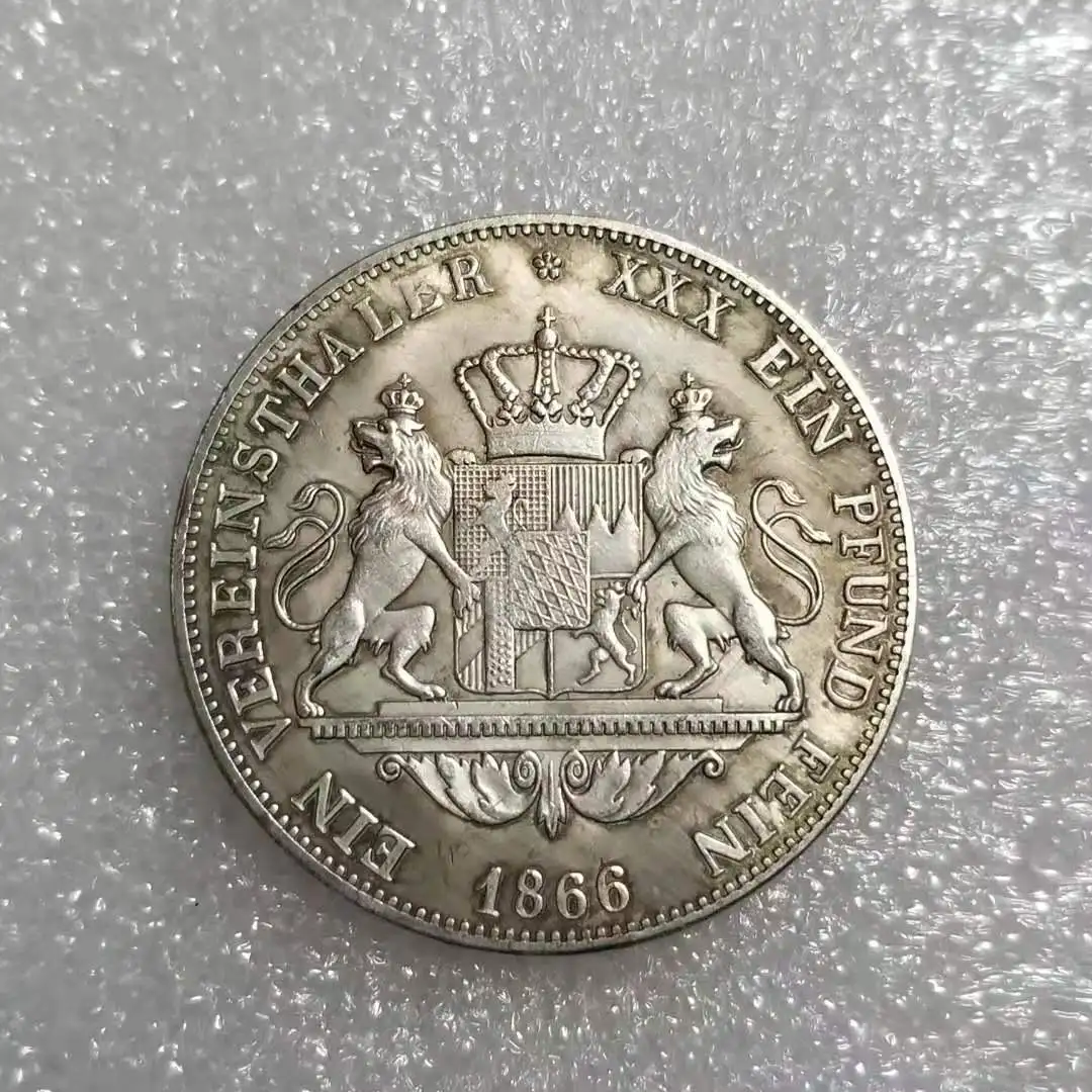 Немецкая игра 1866, Золотая и серебряная искусственная монета, украшение для дома, волшебная монета, счастливое удачу, игрушечные монеты, рожд... 
Немецкая игра 1866, Золотая и серебряная искусственная монета, украшение для дома, волшебная монета, счастливое удачу, игрушечные монеты, рожд...