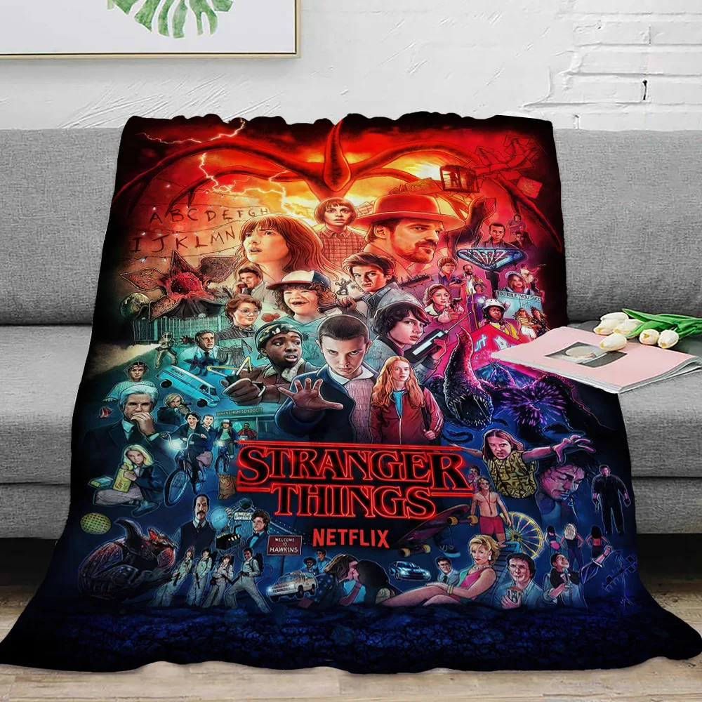 3D Printed Stranger Things Flannel Blanket Summer Thin Quilt Cartoon Bedspread for Bed Sofa Soft Throw Blanket Adults Kids
3D Printed Stranger Things Flannel Blanket Summer Thin Quilt Cartoon Bedspread for Bed Sofa Soft Throw Blanket Adults Kids