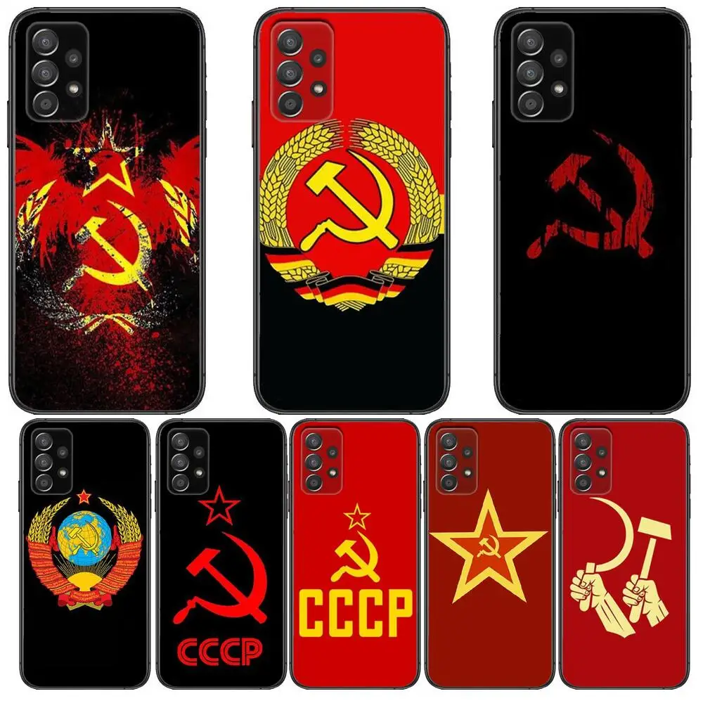 Soviet Union USSR Flag Phone Case Hull For Samsung Galaxy A70 A50 A51 A71 A52 A40 A30 A31 A90 A20E 5G a20s Black Shell Art Cell
Soviet Union USSR Flag Phone Case Hull For Samsung Galaxy A70 A50 A51 A71 A52 A40 A30 A31 A90 A20E 5G a20s Black Shell Art Cell