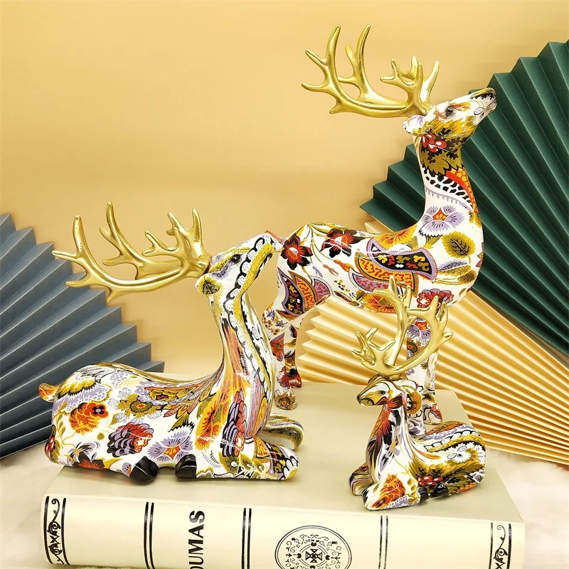 2 Pcs Nordic Christmas Reindeer Figurine colorful Resin Sitting Standing Elk Deer Statue For Home Office Decoration Accessorie
2 Pcs Nordic Christmas Reindeer Figurine colorful Resin Sitting Standing Elk Deer Statue For Home Office Decoration Accessorie