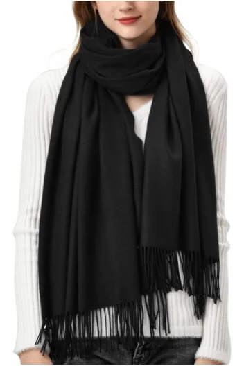 Womens Winter Scarf Cashmere Feel Pashmina Shawl Wraps Soft Warm Blanket Scarves for Women
Womens Winter Scarf Cashmere Feel Pashmina Shawl Wraps Soft Warm Blanket Scarves for Women