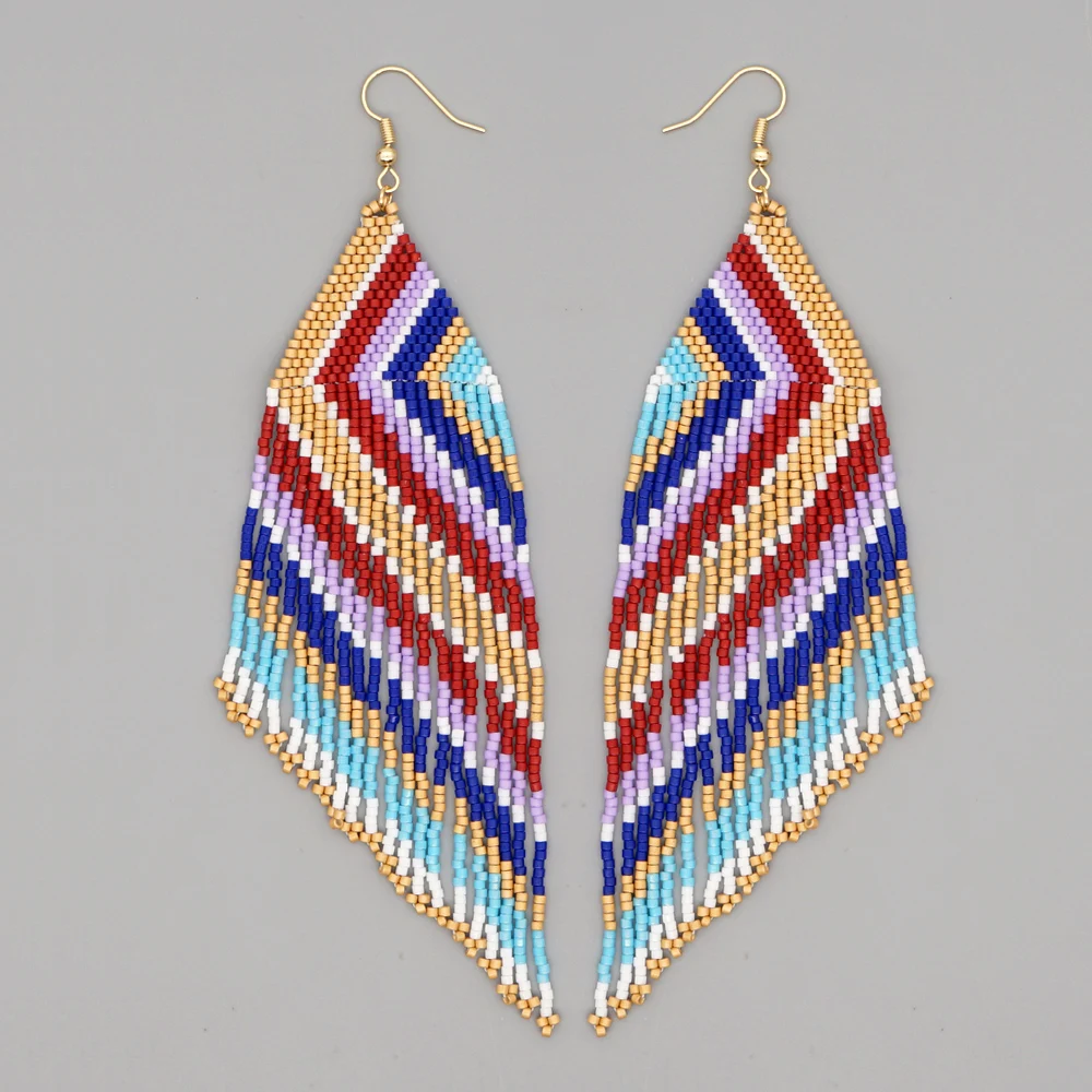 YASTYT Tassel Fringe Earrings Fashion Miyuki Jewelry Boho Native Style Dangle Drop Beaded Earings for Women Earring
YASTYT Tassel Fringe Earrings Fashion Miyuki Jewelry Boho Native Style Dangle Drop Beaded Earings for Women Earring