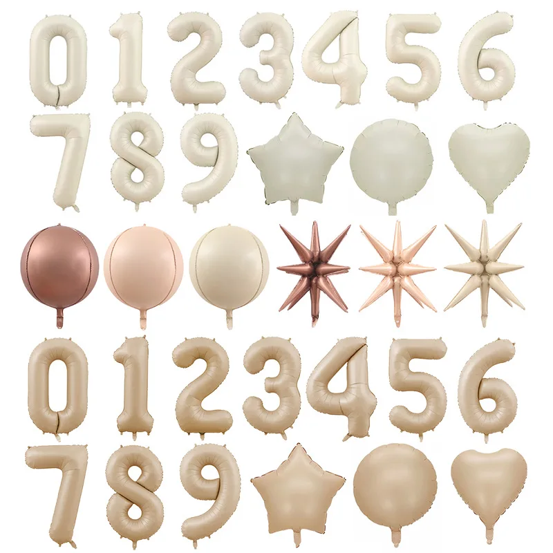 1set 40inch Balloons Vintage Happy Birthday Letter Retro Beige Coffee Balloon Set for Kids Adults Happy Birthday Party Decor
1set 40inch Balloons Vintage Happy Birthday Letter Retro Beige Coffee Balloon Set for Kids Adults Happy Birthday Party Decor