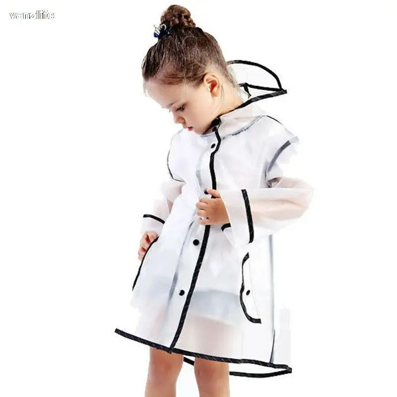Fashion Kids Raincoat Waterproof Rain Poncho Clear Transparent Children Kindergarten Student Rainsuit Protective Poncho Covers
Fashion Kids Raincoat Waterproof Rain Poncho Clear Transparent Children Kindergarten Student Rainsuit Protective Poncho Covers