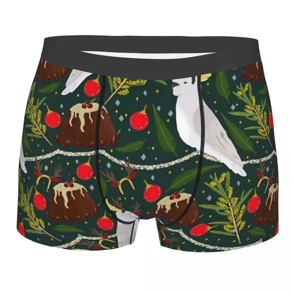 Christmas Sulfur Crested Cockatoo Parrot Man's Boxer Briefs Breathable Creative Underpants Print Shorts Birthday Gifts
Christmas Sulfur Crested Cockatoo Parrot Man's Boxer Briefs Breathable Creative Underpants Print Shorts Birthday Gifts