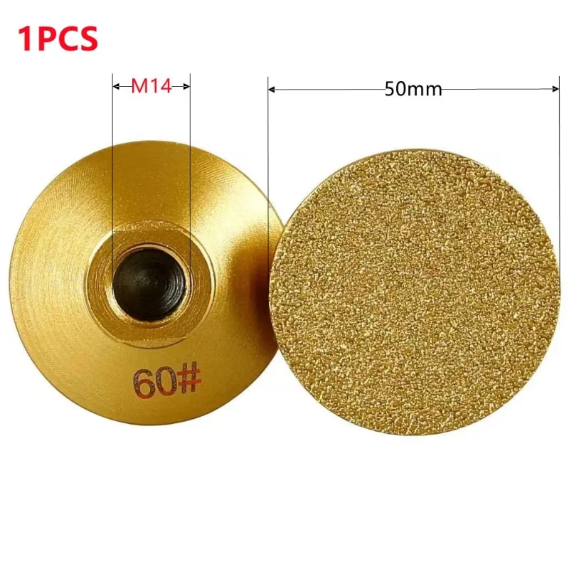 M14/M10 Алмазная паяная плоская шлифовальная головка 2 дюйма 50 мм абразивная полировальная подушечка для мрамора, кварца, гранита, булыжника, шлифовальный инструмент, 1 шт.
M14/M10 Алмазная паяная плоская шлифовальная головка 2 дюйма 50 мм абразивная полировальная подушечка для мрамора, кварца, гранита, булыжника, шлифовальный инструмент, 1 шт.