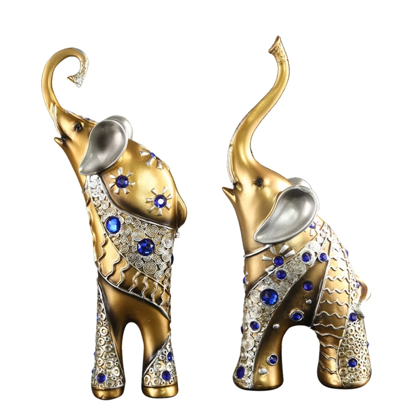 2Pcs Simple Modern Home Decoration, With Diamond Elephant Ornaments, Creative European Gift Ornaments, Resin Crafts
2Pcs Simple Modern Home Decoration, With Diamond Elephant Ornaments, Creative European Gift Ornaments, Resin Crafts