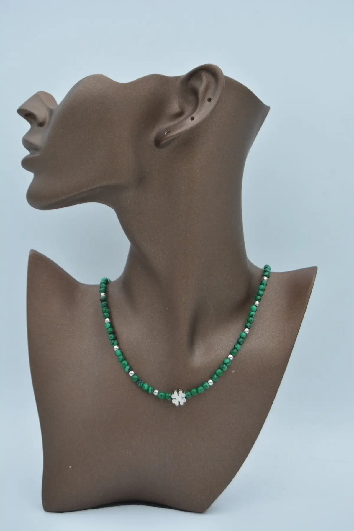 Ожерелье из натурального камня Малахита
Ожерелье из натурального камня Малахита