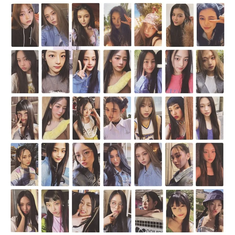 Фотооткрытки NewJeans KPOP, новый альбом с HD-печатью, ломо-карта MINJI HANNI DANIELLE HAERIN HYEIN, коллекция для фанатов, 5/6 шт./комплект
Фотооткрытки NewJeans KPOP, новый альбом с HD-печатью, ломо-карта MINJI HANNI DANIELLE HAERIN HYEIN, коллекция для фанатов, 5/6 шт./комплект