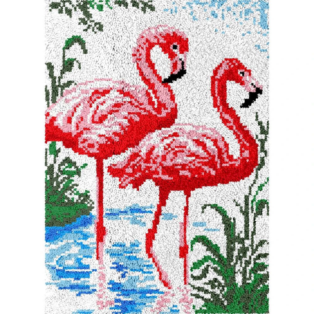 Rug making kits for kids room Smyrna latch hook kit with printed pattern Flamingo Carpet embroidery Tapestry Crafts for adults
Rug making kits for kids room Smyrna latch hook kit with printed pattern Flamingo Carpet embroidery Tapestry Crafts for adults
