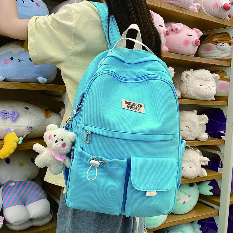 2021 Fashion Women Nylon Backpack Candy Color Cute Girls Schoolbag Casual Female Large Capacity Rucksack Lady Anti Theft Mochila
2021 Fashion Women Nylon Backpack Candy Color Cute Girls Schoolbag Casual Female Large Capacity Rucksack Lady Anti Theft Mochila