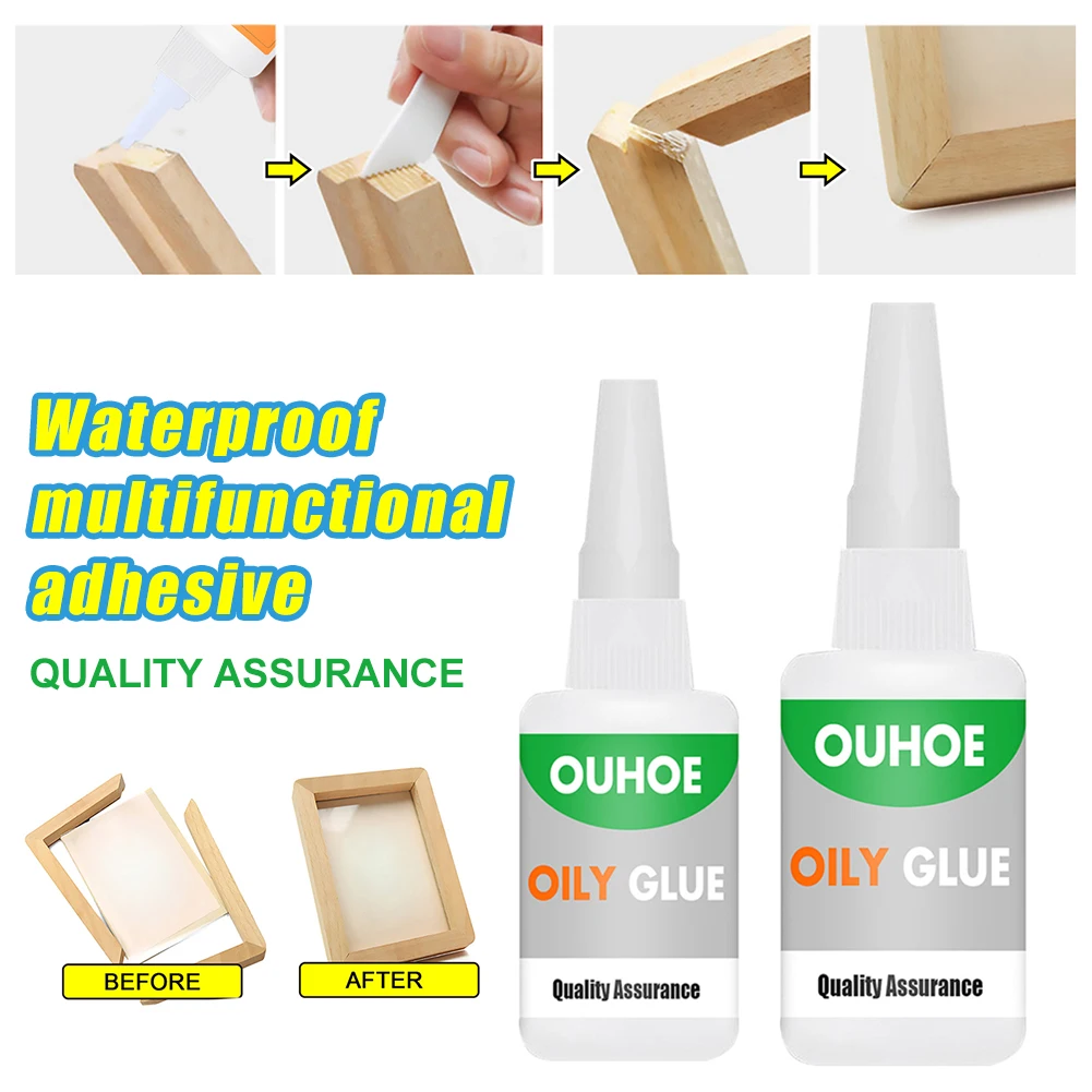 30ml/50ml Oily Glue Strong Adhesive Multi-Functional Glue Heat Resistant Waterproof Super Glue for Glass Metal Plastic Wood
30ml/50ml Oily Glue Strong Adhesive Multi-Functional Glue Heat Resistant Waterproof Super Glue for Glass Metal Plastic Wood