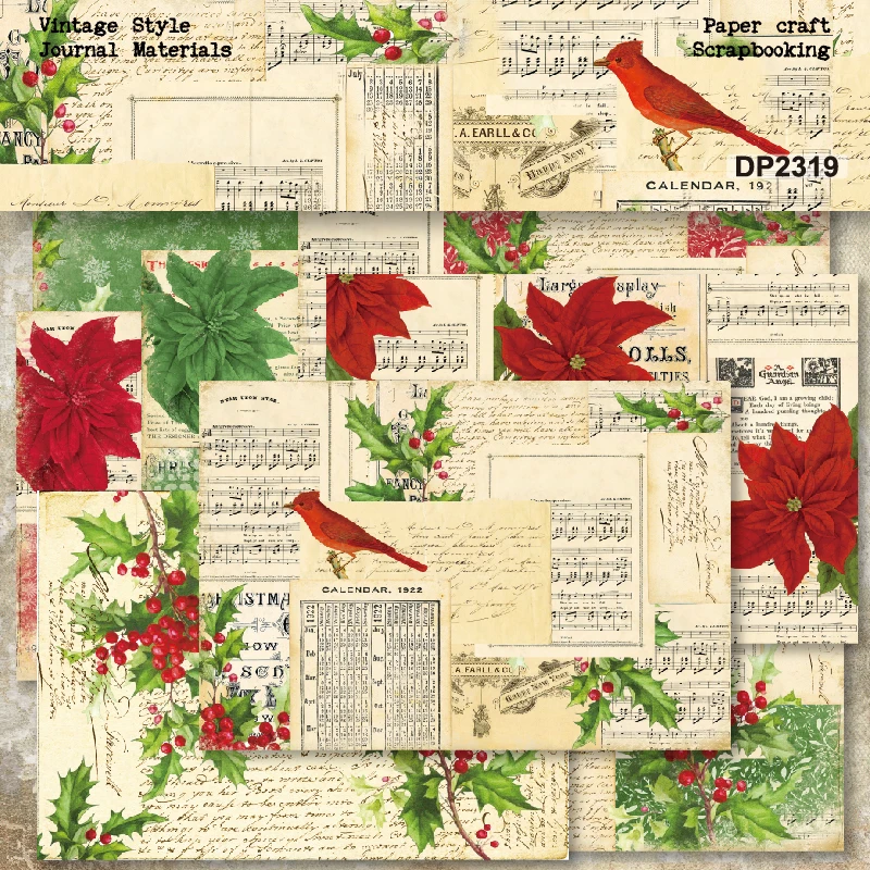 Panalisacraft 8sheets A5 size Vintage Style Christmas Scrapbooking patterned paper Fancy Card Pack Light weight Craft Paper Card
Panalisacraft 8sheets A5 size Vintage Style Christmas Scrapbooking patterned paper Fancy Card Pack Light weight Craft Paper Card