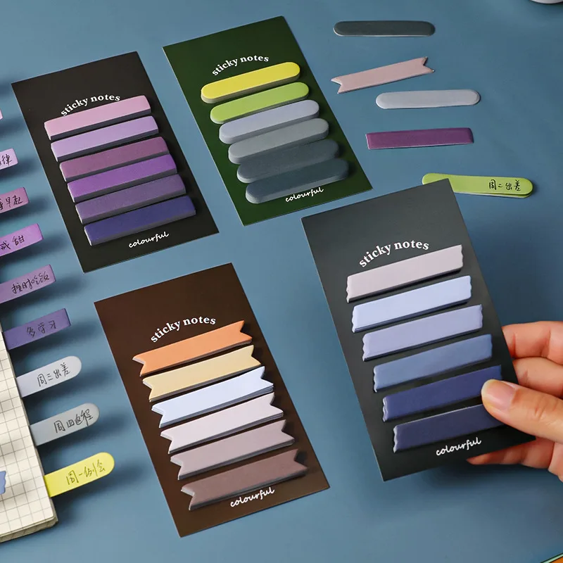6pcs/set Morandi Color Memo Pad Solid Color Index Sticky Notes Message Notes N Times Sticky Student Stationary Office Supply
6pcs/set Morandi Color Memo Pad Solid Color Index Sticky Notes Message Notes N Times Sticky Student Stationary Office Supply