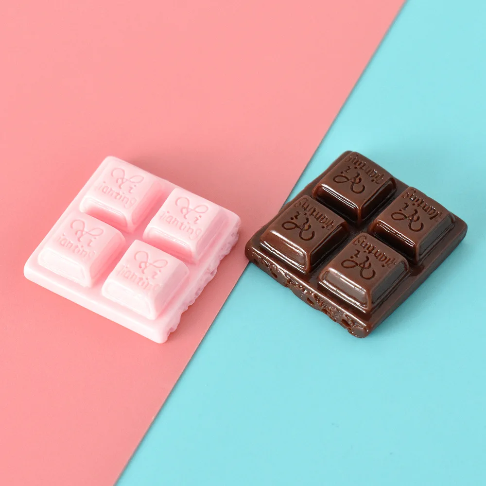 Diy Resin Chocolate 10pcs Fake Food Embellishments Cabochon Flatback Charms Scrapbooking Material Kawaii Miniature Mini Figurine
Diy Resin Chocolate 10pcs Fake Food Embellishments Cabochon Flatback Charms Scrapbooking Material Kawaii Miniature Mini Figurine