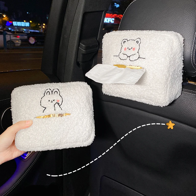Creative Lamb Wool Cartoon Hanging Pumping Box Seat Back Sun Visor Multifunctional Car Tissue Box Ornament
Creative Lamb Wool Cartoon Hanging Pumping Box Seat Back Sun Visor Multifunctional Car Tissue Box Ornament