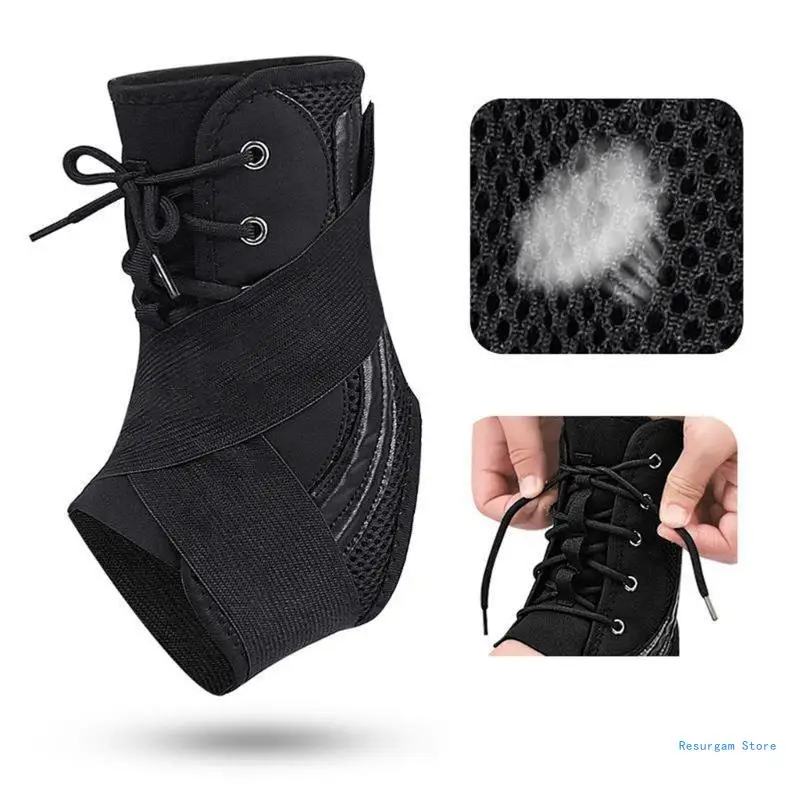 Ankle Brace Lace Up with Side Stabilizers Strength Protections Women Men Sports Drop Shipping
Ankle Brace Lace Up with Side Stabilizers Strength Protections Women Men Sports Drop Shipping