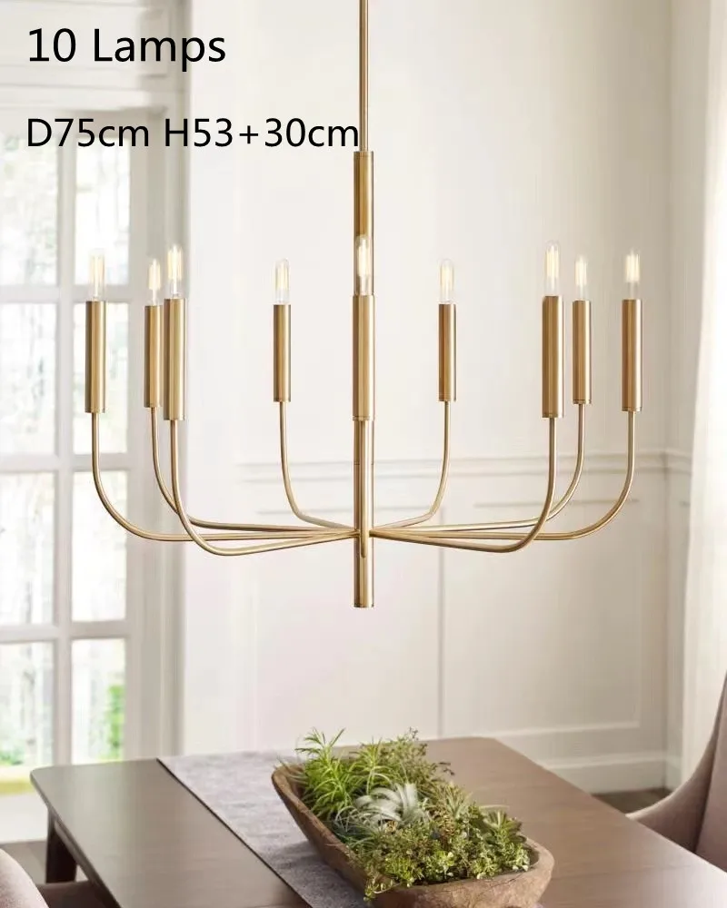 Золотая люстра Narrandes 6/8/10 головок 
Золотая люстра Narrandes 6/8/10 головок