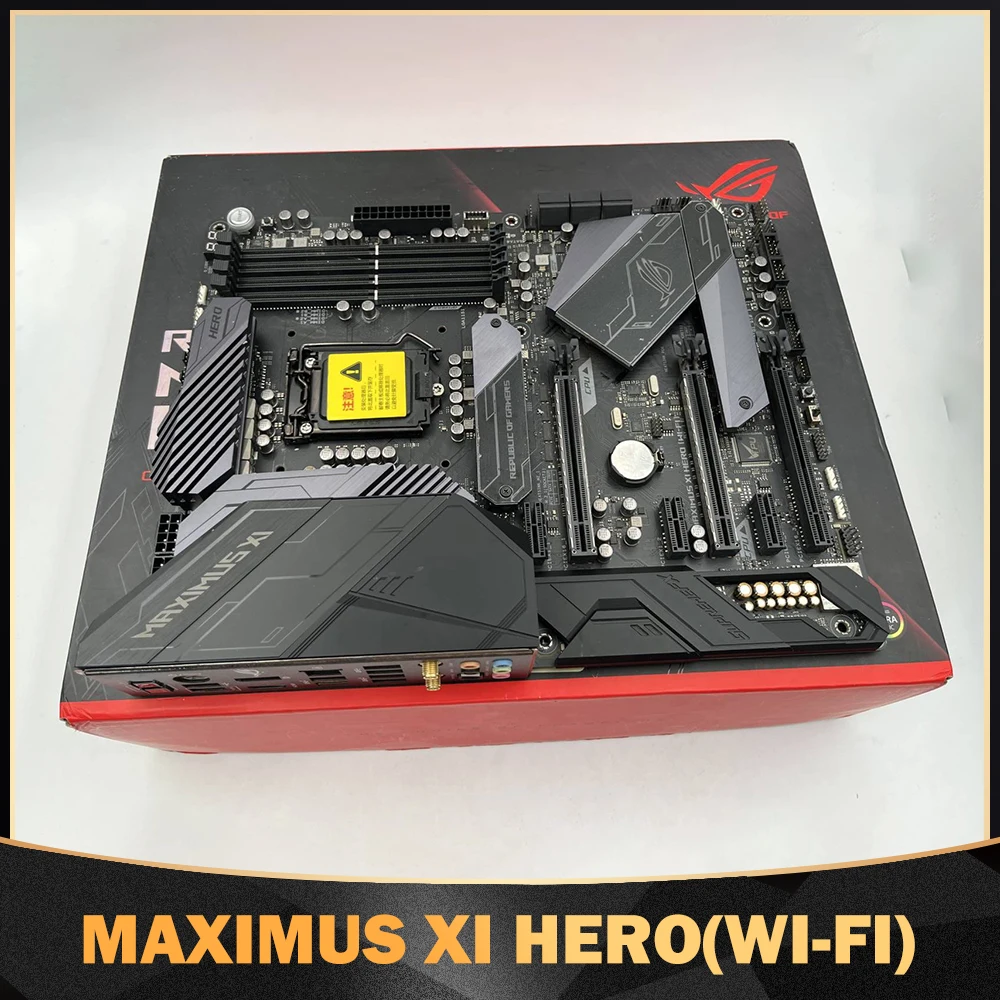 Z390 LGA1151 DDR4 64GB ATX PCI-E 3.0 Desktop Motherboard For ASUS ROG MAXIMUS XI HERO (WI-FI)
Z390 LGA1151 DDR4 64GB ATX PCI-E 3.0 Desktop Motherboard For ASUS ROG MAXIMUS XI HERO (WI-FI)