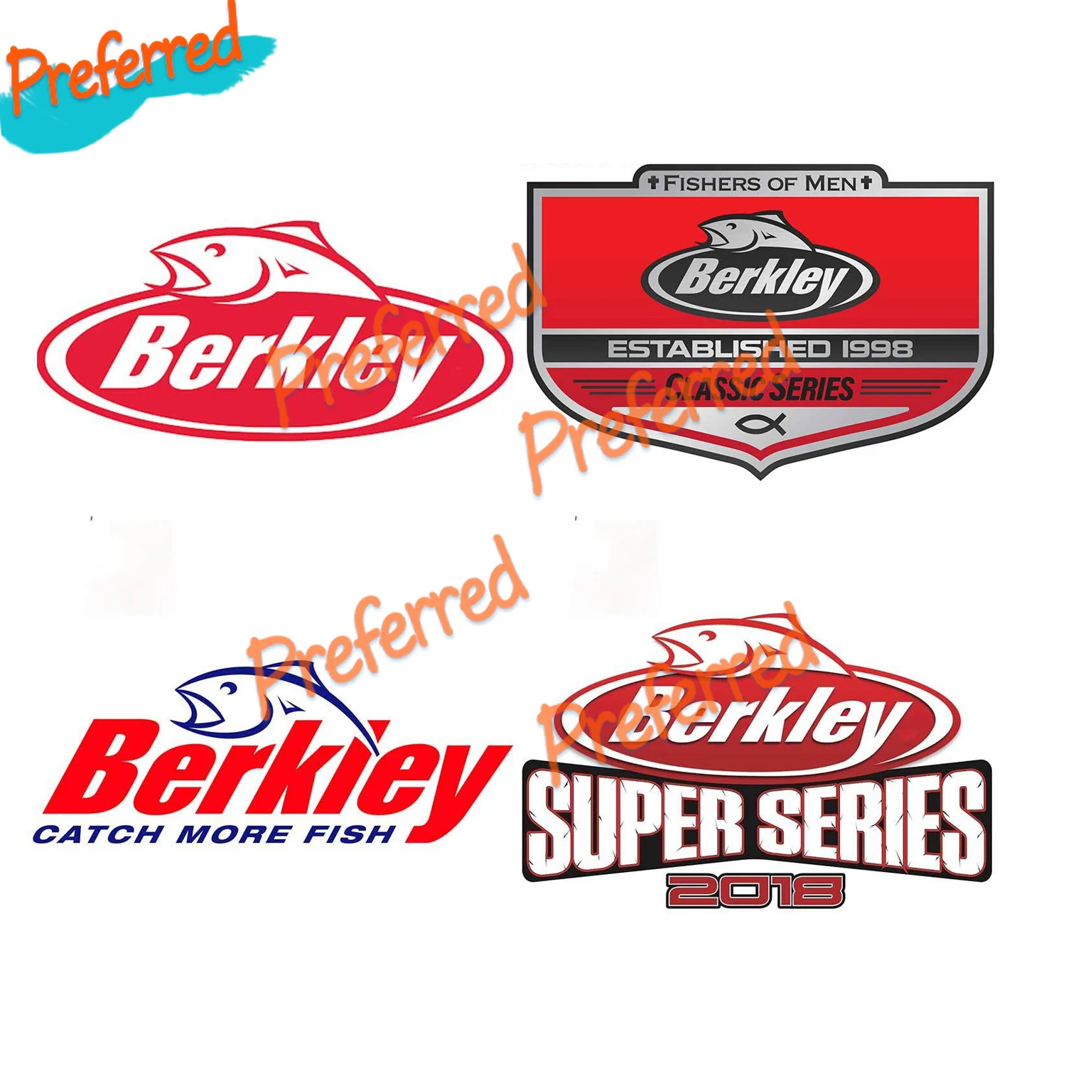 High Quality Sticker for Berkleys Fishing Logo Decal Angling Fly Fish Tackle Box Vinyl Sticker Die-Cut
High Quality Sticker for Berkleys Fishing Logo Decal Angling Fly Fish Tackle Box Vinyl Sticker Die-Cut