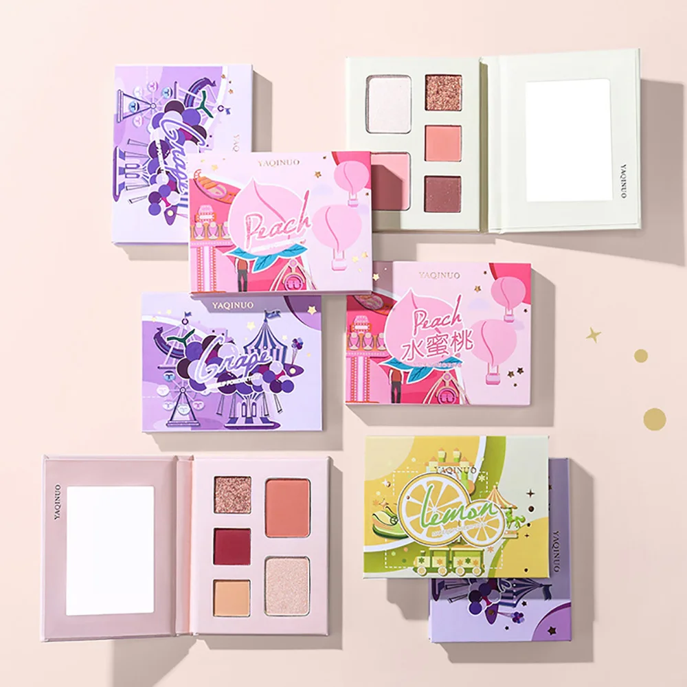 Five-Color Fruit Girls Eyeshadow Palette Waterproof Sweatproof Pearl Bright Fine Flash Matte Earth Color Eye Shadow Makeup
Five-Color Fruit Girls Eyeshadow Palette Waterproof Sweatproof Pearl Bright Fine Flash Matte Earth Color Eye Shadow Makeup