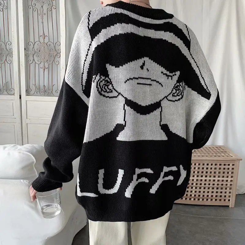 Anime Cartoon Series One Piece Monkey D. Luffy Loose and Comfortable Personalities Woolen Knitwear WovenShirt Outerwear
Anime Cartoon Series One Piece Monkey D. Luffy Loose and Comfortable Personalities Woolen Knitwear WovenShirt Outerwear