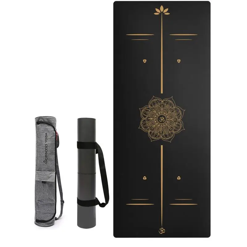 Creative Pu Yoga Mat Natural Rubber Sport Yoga Mat with Position Line Meditation Training Exercise Non-Slip Fitness Mats
Creative Pu Yoga Mat Natural Rubber Sport Yoga Mat with Position Line Meditation Training Exercise Non-Slip Fitness Mats
