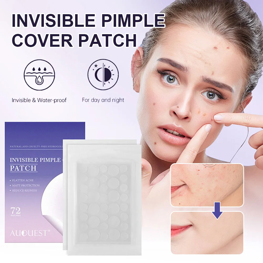 72pcs Face Acne Pimple Stickers Patch Invisible Acne Stickers Soothe Skin Pimple Remover Treatment Patch Skin Care
72pcs Face Acne Pimple Stickers Patch Invisible Acne Stickers Soothe Skin Pimple Remover Treatment Patch Skin Care