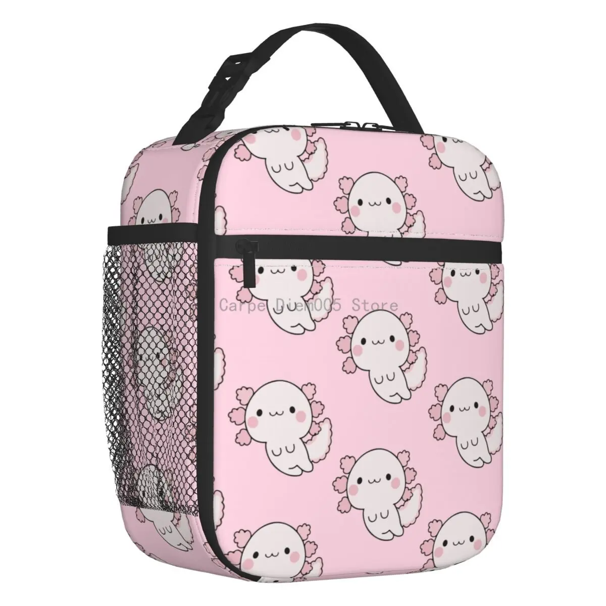 Cute Axolotl Insulated Lunch Bags for Work School Salamander Animal Resuable Cooler Thermal Lunch Box Women Children
Cute Axolotl Insulated Lunch Bags for Work School Salamander Animal Resuable Cooler Thermal Lunch Box Women Children