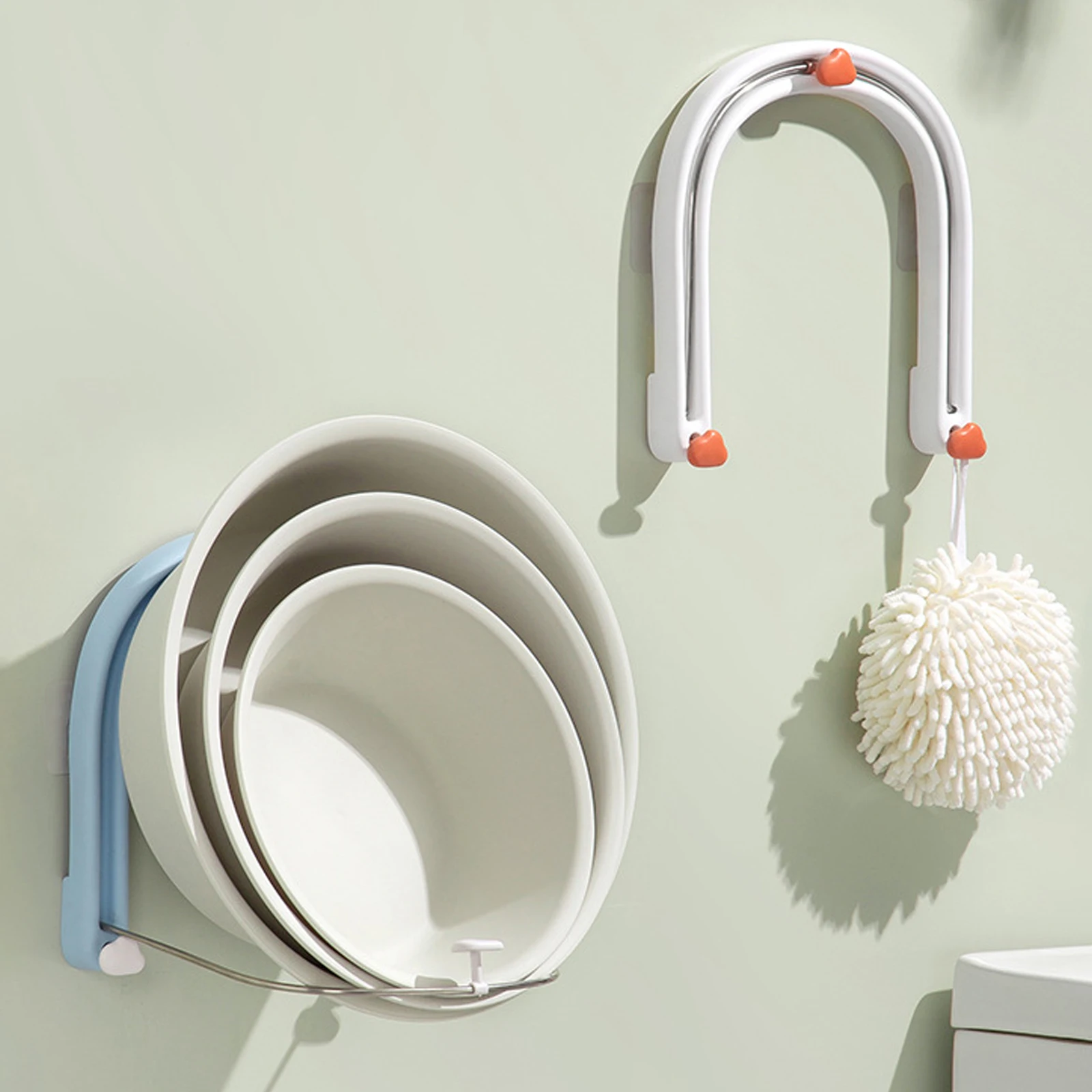 Folding Rainbow Washbasin Rack No Perforated Seamless Hook Bathroom Wall Mounted Storage Rack Home Storage Organizer
Folding Rainbow Washbasin Rack No Perforated Seamless Hook Bathroom Wall Mounted Storage Rack Home Storage Organizer
