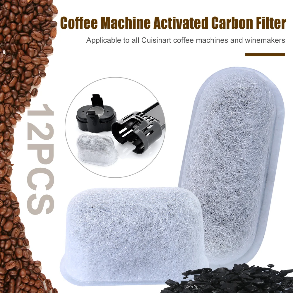 6/12pcs For Cuisinart Coffee Maker Filters Activated Charcoal Filter Impurity Removal Water Filters For Coffee Brewers
6/12pcs For Cuisinart Coffee Maker Filters Activated Charcoal Filter Impurity Removal Water Filters For Coffee Brewers
