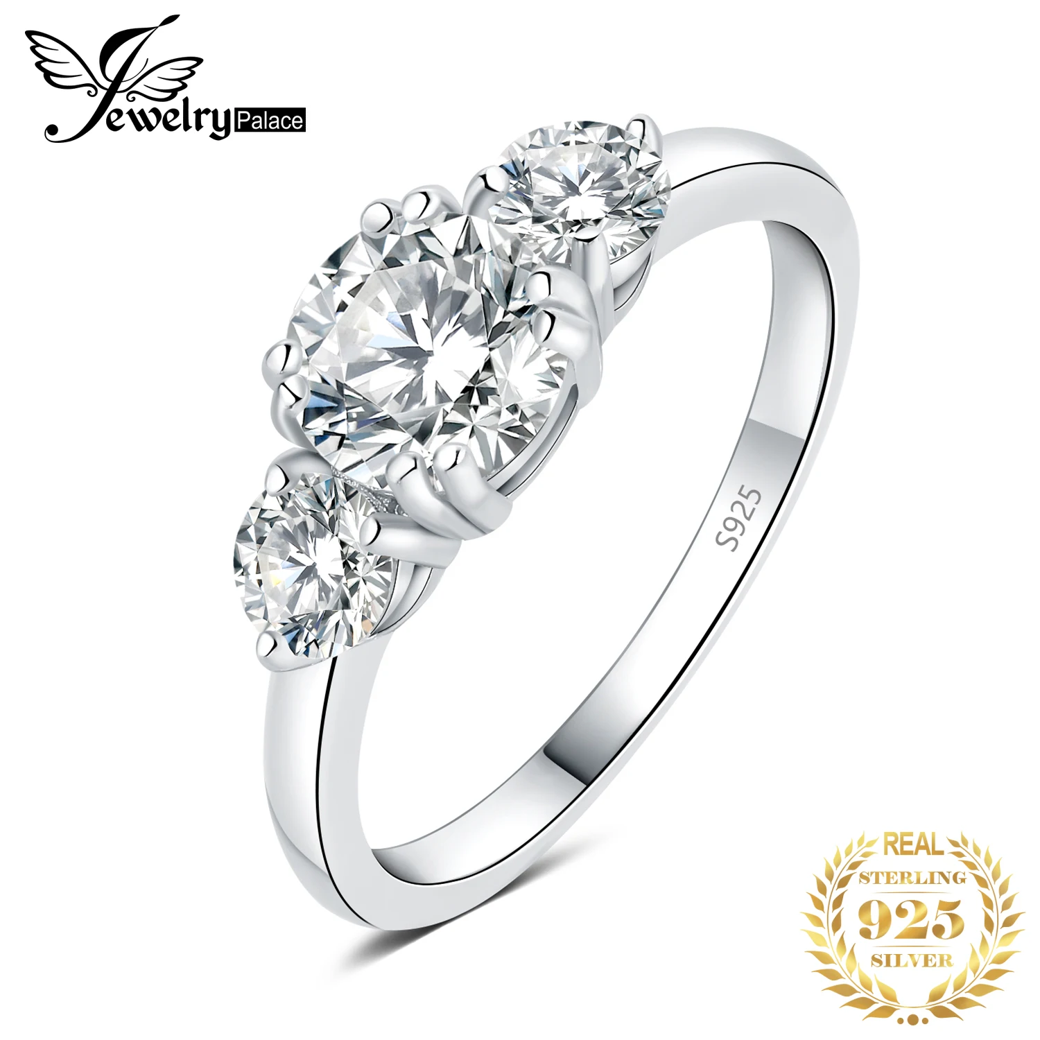 JewelryPalace Moissanite D Color 1.4ct 925 Sterling Silver 3 Stone Wedding Engagement Ring for Woman Luxury Ring
JewelryPalace Moissanite D Color 1.4ct 925 Sterling Silver 3 Stone Wedding Engagement Ring for Woman Luxury Ring