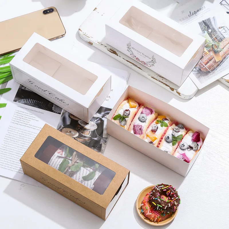 50pcs/Lot Cake Dessert Packing Box With Clear Window Kraft Paper Cardboard Cupcake Packaging Boxes For Bakery Handmade Gift
50pcs/Lot Cake Dessert Packing Box With Clear Window Kraft Paper Cardboard Cupcake Packaging Boxes For Bakery Handmade Gift