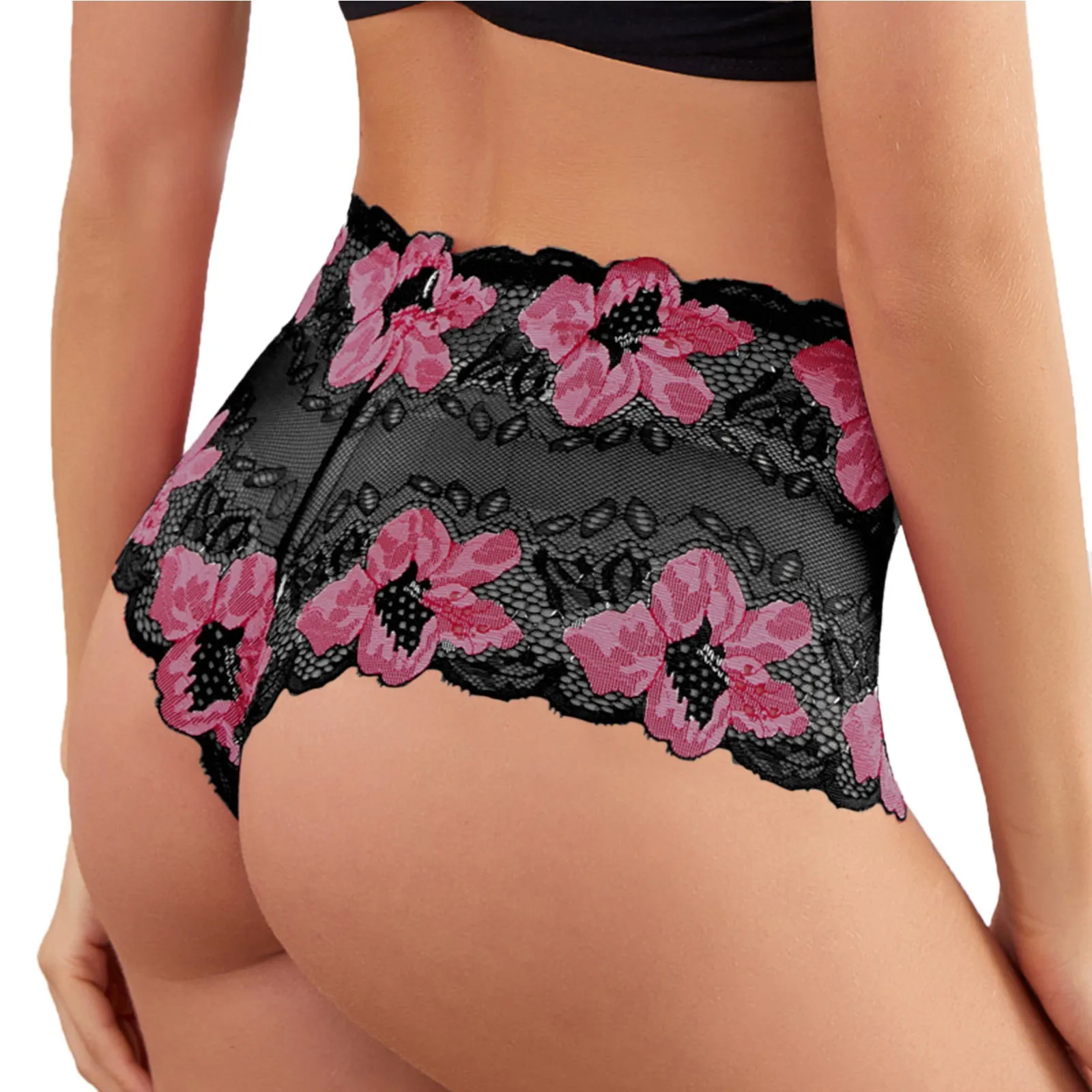 Sexy Lace Print Quarter Pants Color Contrast Rose Pattern Cotton Crotch Pants Japanese Bikini Panties
Sexy Lace Print Quarter Pants Color Contrast Rose Pattern Cotton Crotch Pants Japanese Bikini Panties